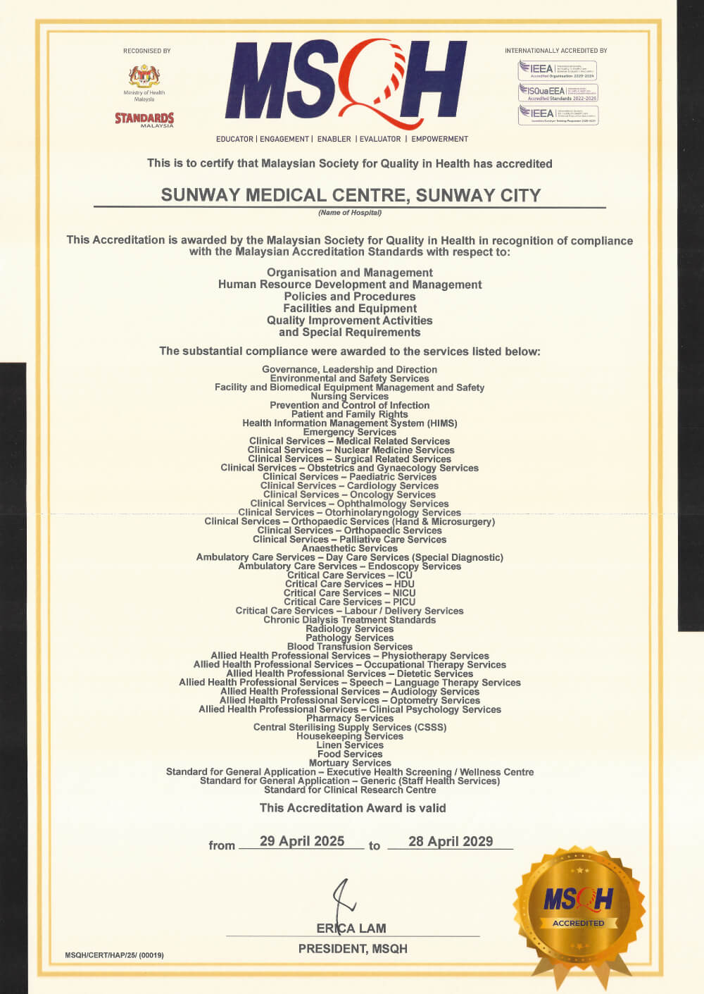 Malaysian Society for Quality in Health